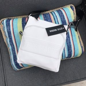 New Steve Madden White Crossbody Purse
